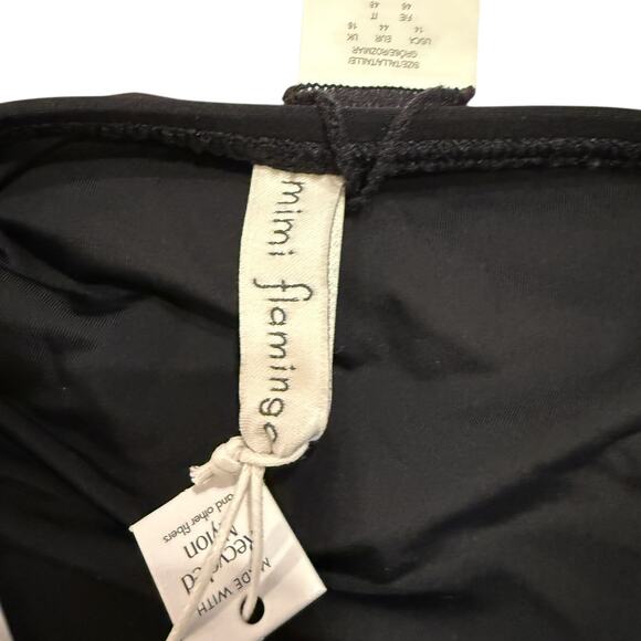 Mimi Flamingo Sonny One Piece NEW black swimsuit 14 - Picture 5 of 8